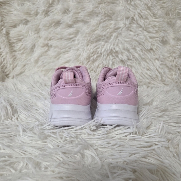 Girls' Nautica Pink White Toddler Galey 2R Running Shoes Size 6 Summer School - Picture 4 of 11